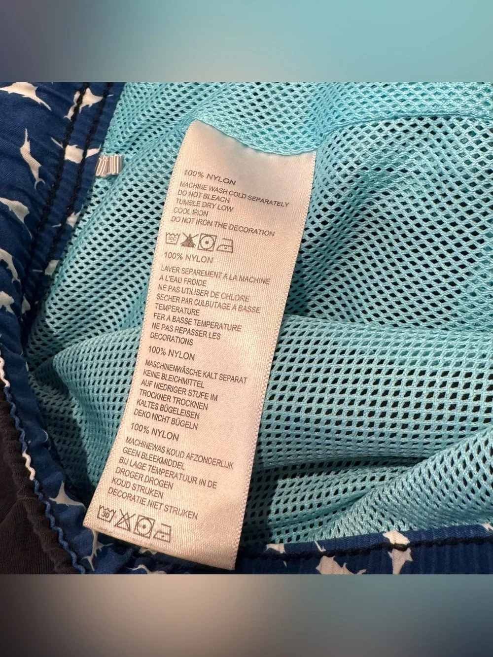 Tommy Bahama Men's XL Swim Trunks Black Blue Beach Tropical Vacation